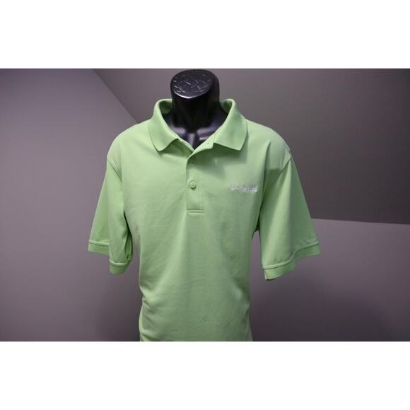 Columbia PFG Performance Green Vented Fishing Golf Polo Shirt Mens Size XL - Picture 3 of 12